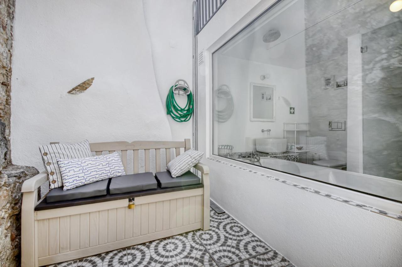 Apartamento 1 Quarto, Com Patio, Em Frente Praia Paço de Arcos Eksteriør bilde