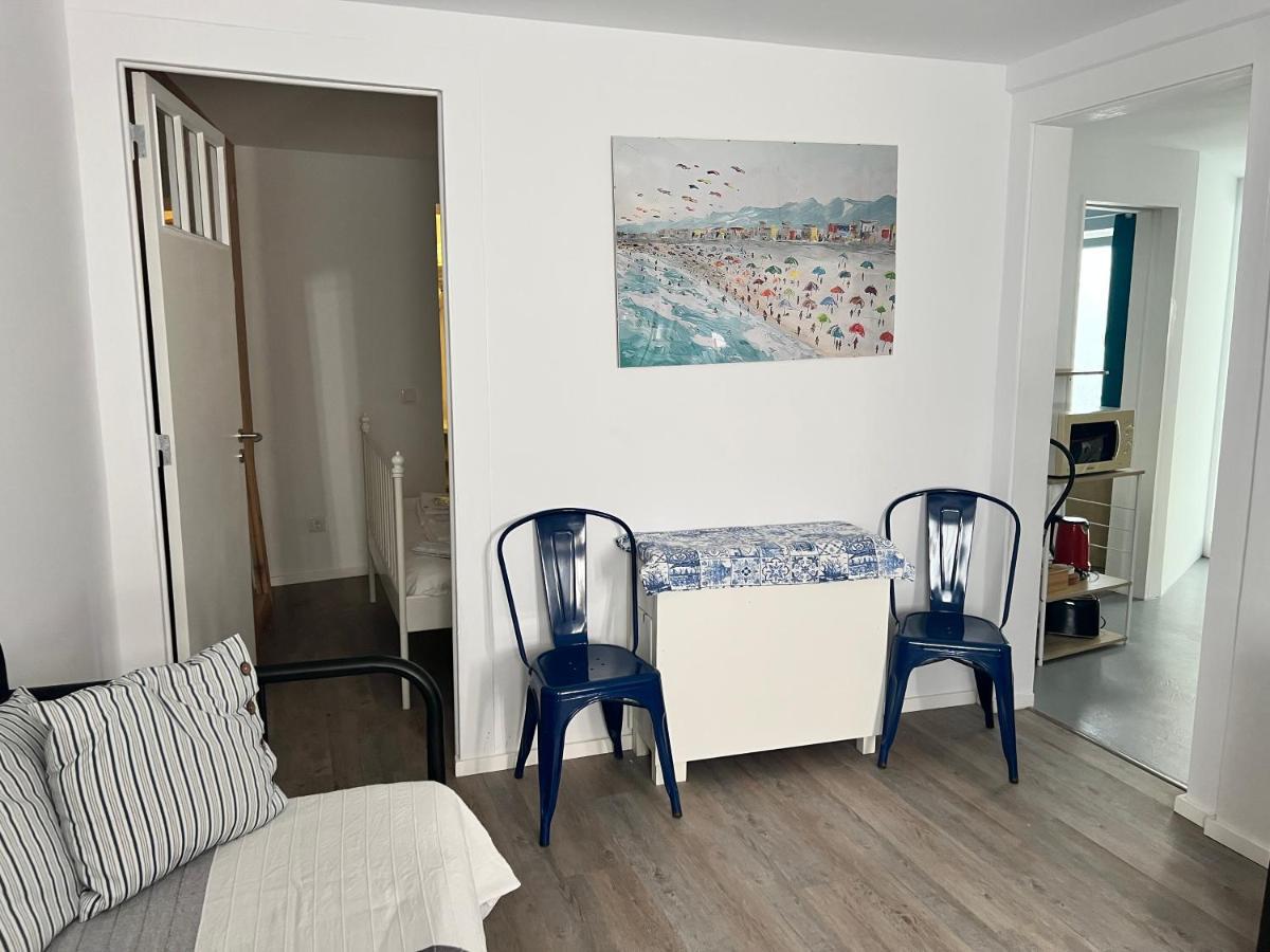 Apartamento 1 Quarto, Com Patio, Em Frente Praia Paço de Arcos Eksteriør bilde