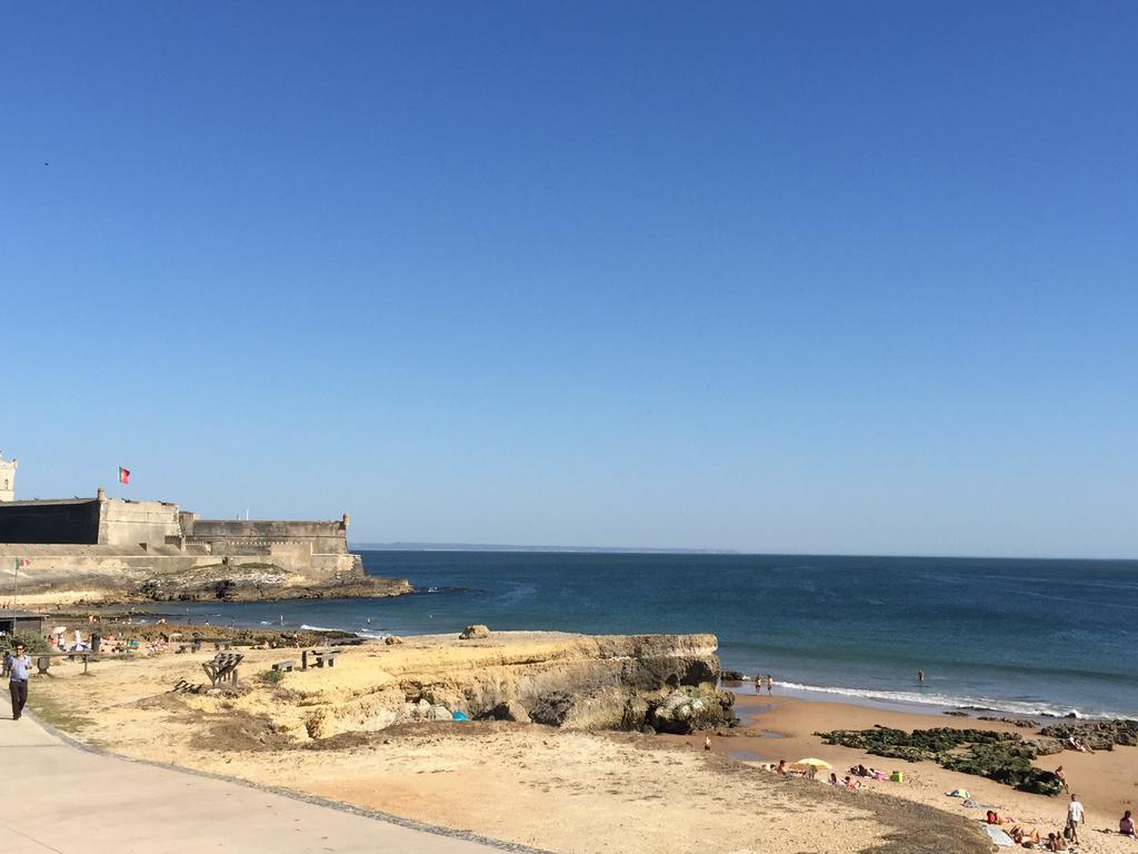 Apartamento 1 Quarto, Com Patio, Em Frente Praia Paço de Arcos Eksteriør bilde